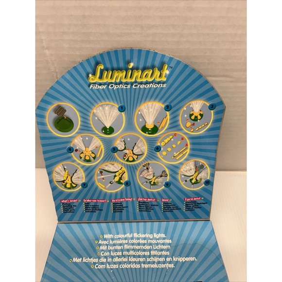 Luminart Fiber Optics Creations Butterfly  2807 LED New - Picture 4 of 8